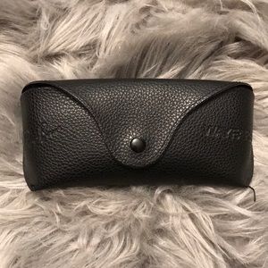 RayBan wayfarer Glasses Case with napkin
